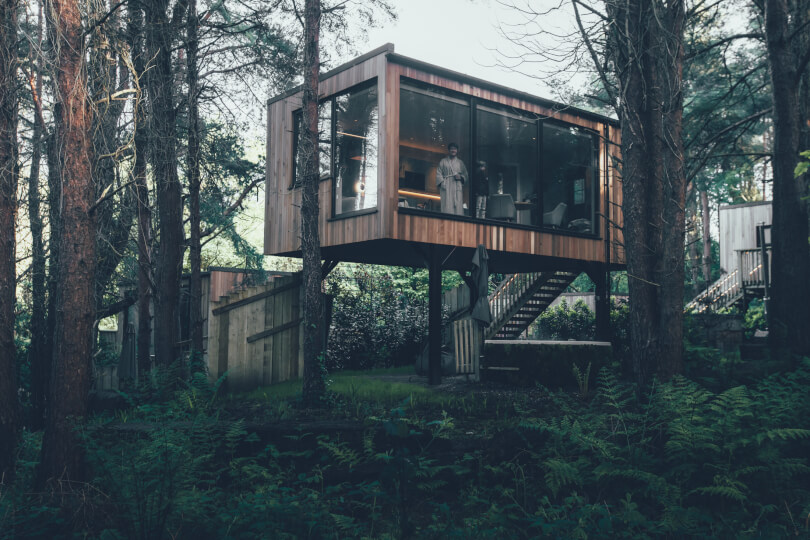 Boutique Lodgets im Wald an der Nordküste Irlands