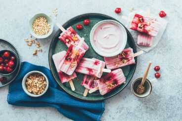 Kirsch-popsicles-Sommererfrischungen lecker und einfach